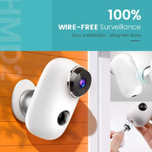 Load image into Gallery viewer, HeimVision HMD2 Wireless Rechargeable Battery-Powered Security Camera, 1080P Video with 2-Way Audio, Night Vision, Waterproof Home Indoor/Outdoor WiFi Cameras with Cloud Service
