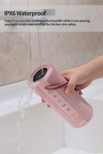 Load image into Gallery viewer, MIATONE Outdoor Portable Bluetooth Wireless Speaker (Waterproof) (Pink)

