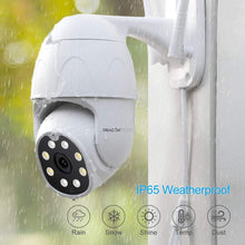 Load image into Gallery viewer, Dragon Touch OD10 Security Camera Outdoor, 1080P HD PTZ Outdoor Camera Wi-Fi for Home Security Surveillance, Floodlight, Night Vision, Motion Detection, 2-Way Audio, Alexa/Google Home, Waterproof
