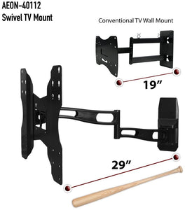 Aeon Stands and Mounts Full Motion Wall Mount with 29-Inch Extension for 32 to 65-Inch TV