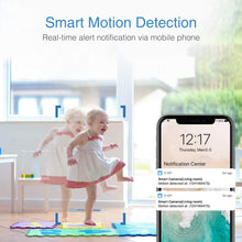 Load image into Gallery viewer, WiFi Camera Indoor, Goowls 1080p HD Home Security Camera 2.4GHz Wired IP Dog Camera for Baby/Pet/Nanny with Motion Detection Night Vision 2-Way Audio Cloud &amp; SD Card Storage Compatible with Alexa
