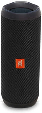 Load image into Gallery viewer, JBL Flip 4 Portable Bluetooth Wireless Speaker Bundle with Protective Travel Case - Black
