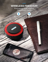 Load image into Gallery viewer, VicTsing SoundHot C6 Portable Bluetooth Speaker, Waterproof Bluetooth Speaker with 6H Playtime, Loud HD Sound, Shower Speaker with Suction Cup &amp; Sturdy Hook, Compatible with iOS, Android, PC, Pad

