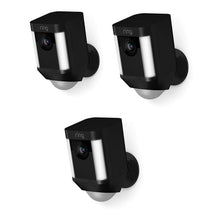 Load image into Gallery viewer, Ring Spotlight Cam Battery HD Security Camera with Built Two-Way Talk and a Siren Alarm, White, Works with Alexa
