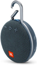 Load image into Gallery viewer, JBL Clip 3 Portable IPX7 Waterproof Wireless Bluetooth Speaker with Built-in Carabiner, Noise-Canceling Speakerphone and Microphone, Black (Renewed)
