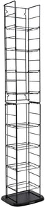 Atlantic Adjustable Wire Media Rack - Heavy Gauge Steel, Holds 153CDs, 72 DVDs, 8 Adjustable Shelves PN78205091