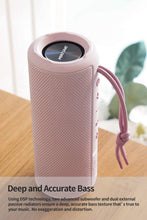 Load image into Gallery viewer, MIATONE Outdoor Portable Bluetooth Wireless Speaker (Waterproof) (Pink)
