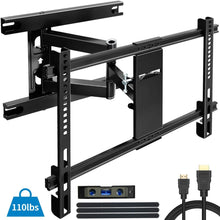 Load image into Gallery viewer, Everstone Heavy Duty TV Wall Mount for Most 32-70 Inch with Articulating Arm Full Motion Tilt Swivel Bracket 16"
