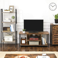 Load image into Gallery viewer, VASAGLE ALINRU Small TV Stand for 50 Inches TV, TV Console Table with Storage, Entertainment Center, for Living Room, Small Space, Industrial Rustic Brown ULTV39BX
