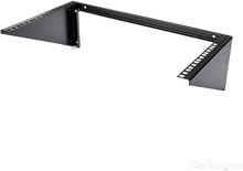 Load image into Gallery viewer, StarTech.com 1U Wall Mount Patch Panel Bracket – 19 in – Steel - Vertical Mounting Bracket for Networking and Data Equipment (RK119WALLV),Black
