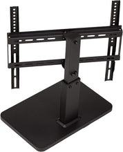 Load image into Gallery viewer, AmazonBasics Pedestal TV Mount for 32-65&quot; TV with Swivel feature, black
