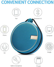 Load image into Gallery viewer, INSMY Portable IPX7 Waterproof Bluetooth Speaker, Wireless Outdoor Speaker Shower Speaker, with HD Sound, Support TF Card, Suction Cup, 12H Playtime, for Kayaking, Boating, Hiking (Navy)
