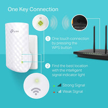 Load image into Gallery viewer, TP-Link AC750 WiFi Extender | Covers Up to 1200 Sq.ft and 20 Devices Up to 750Mbps| Dual Band WiFi Range Extender | WiFi Booster to Extend Range of WiFi Internet Connection (RE220)
