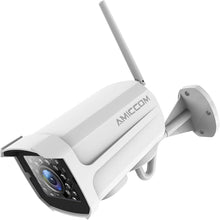 Load image into Gallery viewer, Outdoor Security Camera, 1080P WiFi Camera Surveillance Cameras, IP Camera with Two-Way Audio, IP66 Waterproof, Night Vision, Motion Detection, Activity Alert, Deterrent Alarm - iOS, Android
