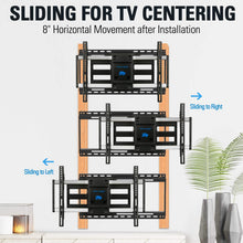 Load image into Gallery viewer, Mounting Dream TV Mount with Sliding Design for 42-70 Inch TVs, Easy for TV Centering on Wall, Full Motion TV Wall Mount Fits Most Smart OLED TVs - Easy to Install on 16"~ 24" Studs, Extend to 19"
