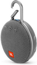 Load image into Gallery viewer, JBL Clip 3 Portable IPX7 Waterproof Wireless Bluetooth Speaker with Built-in Carabiner, Noise-Canceling Speakerphone and Microphone, Black (Renewed)
