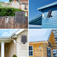 Load image into Gallery viewer, Solar Powered Wireless Home Security System, 1080P Outdoor WiFi Camera Surveillance Camera, Night Vision, Motion Detection, 2-Way Audio, SD/Cloud, IP65 Waterproof
