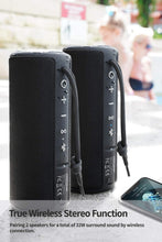 Load image into Gallery viewer, MIATONE Outdoor Portable Bluetooth Speakers Waterproof Wireless Speaker (Black)
