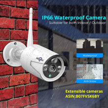 Load image into Gallery viewer, Hiseeu 2MP 1080P Outdoor Wireless Security Camera,Waterproof Outdoor Indoor 3.6mm Lens IP Cut Day&amp;Night Vision with Power Adapter Compatible with Hiseeu 8ch Camera System
