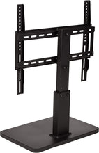 Load image into Gallery viewer, AmazonBasics Pedestal TV Mount for 32-65&quot; TV with Swivel feature, black
