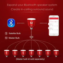 Load image into Gallery viewer, Sengled Pulse LED Smart Bulb with JBL Bluetooth Speaker, App Controlled Up to 8 BR30 LED Light Bulbs with Starter Kit, E26 Base, Compatible with Amazon Alexa, Candy Apple Red, 2 Pack
