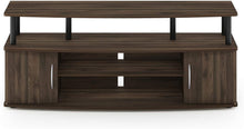 Load image into Gallery viewer, FURINNO JAYA Large Entertainment Stand for TV Up to 50 Inch, Columbia Walnut\/Black
