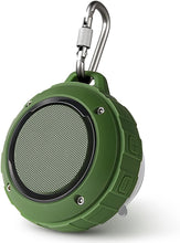 Load image into Gallery viewer, Outdoor Waterproof Bluetooth Speaker,Kunodi Wireless Portable Mini Shower Travel Speaker with Subwoofer, Enhanced Bass, Built in Mic for Sports, Pool, Beach, Hiking, Camping (Red)
