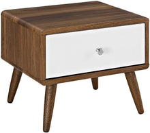 Load image into Gallery viewer, Modway Transmit Mid-Century Modern Low Profile 55 Inch TV Stand in Walnut
