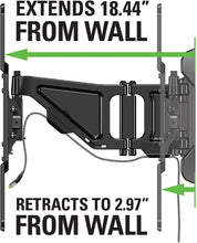 Load image into Gallery viewer, Sanus Full-Motion TV Wall Mount for 37" to 80" TVs Extends 18"
