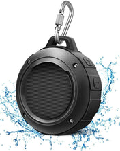 Load image into Gallery viewer, Outdoor Waterproof Bluetooth Speaker,Kunodi Wireless Portable Mini Shower Travel Speaker with Subwoofer, Enhanced Bass, Built in Mic for Sports, Pool, Beach, Hiking, Camping (Red)
