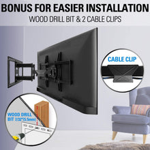 Load image into Gallery viewer, Mounting Dream TV Wall Mount TV Bracket for 42-84 Inch TVs, Universal Full Motion TV Mount with Articulating Arms, Max VESA 800x400mm 132 lbs. Loading, Easy to Install on 16", 18", 24" Studs MD2298-XL
