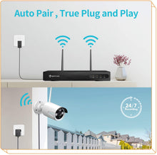 Load image into Gallery viewer, HeimVision CA01 Security Camera, Only Compatible with HeimVision HM241/HM243 8CH Security Camera System, 1080P 2.0MP Bullet Surveillance Cameras, Waterproof Outdoor/Indoor IP Camera with Night Vision

