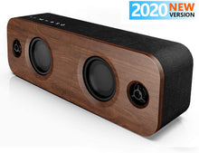 Load image into Gallery viewer, AOMAIS Life Bluetooth Speakers, 30W Loud Home Party Wireless Speaker, 2 Woofer &amp; 2 Tweeters for Super Bass Stereo Sound, 100 Ft Bluetooth V5.0 and 12-Hour Playtime Subwoofer - Imitation Bamboo Panel
