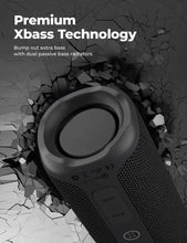 Load image into Gallery viewer, Tribit StormBox Bluetooth Speaker - 24W Portable Speaker, 360° Full Surround Sound, Enhanced Bass, Wireless Dual Pairing, IPX7 Waterproof, 20-Hour Playtime, 66ft Bluetooth Range Outdoor Speaker
