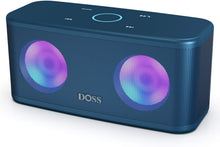 Load image into Gallery viewer, DOSS SoundBox Plus Portable Wireless Bluetooth Speaker with HD Sound and Deep Bass, Wireless Stereo Pairing, Built-in Mic, 20H Playtime, Portable Wireless Speaker for Home, Outdoor,Travel-Tiffany Blue
