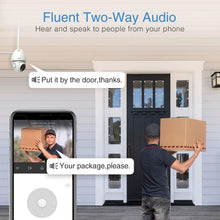 Load image into Gallery viewer, Security Camera Outdoor, Goowls 1080P HD Pan/Tilt 2.4G WiFi Home Surveillance Camera Plug-in with Waterproof Night Vision 2-Way Audio Motion Detection Activity Alert Cloud Service Works with Alexa
