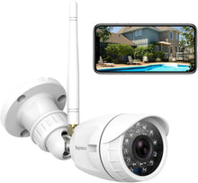 Load image into Gallery viewer, Outdoor Security Camera, Septekon 1080P Home Wireless WiFi Surveillance Camera with IP66 Waterproof, Night Vision, Motion Detection, Remote Access, Compatible with Alexa-S40
