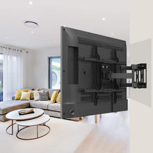 Load image into Gallery viewer, Perlegear Full Motion TV Wall Mount Bracket Dual Articulating Arms Swivels Tilts Rotation for Most 37-75 Inch LED, LCD, OLED Flat&amp;Curved TVs, Holds up to 132lbs, Max VESA 600x400mm
