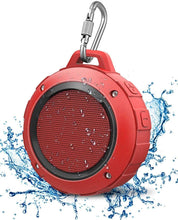 Load image into Gallery viewer, Outdoor Waterproof Bluetooth Speaker,Kunodi Wireless Portable Mini Travel Speaker with Subwoofer, Enhanced Bass, Built in Mic for Sports, Pool, Beach, Hiking, Camping (Green)
