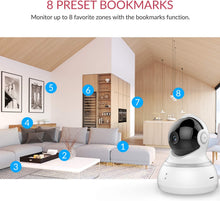 Load image into Gallery viewer, YI Dome Camera, 1080p Indoor Pan\/Tilt\/Zoom Wi-Fi 2.4G IP Security Surveillance System with 24\/7 Emergency Response, Auto-Cruise, Motion Track, App Remote Control, Cloud Service - Works with Alexa
