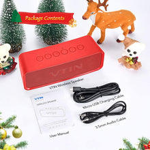 Load image into Gallery viewer, Vtin R2 Bluetooth Speaker, Portable Bluetooth Speakers w\/DSP Bass Technology, 14W Powerful Speaker for HD Sound, 24H Playtime, IPX6 Waterproof Outdoor Speaker Built in Mic for Home and Outdoors
