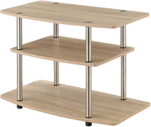 Load image into Gallery viewer, Convenience Concepts 131020 Designs2Go 3-Tier TV Stand, Black
