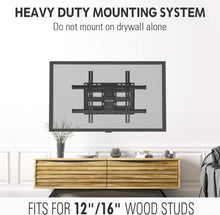Load image into Gallery viewer, MOUNTUP Full Motion TV Wall Mount Bracket for 42-70 Inch Flat Screen/Curved TVs, Wall Mount TV Bracket - Articulating Arms with Smooth Extension, Swivel, Tilt, Max VESA 600x400mm and 100LBS, MU0012
