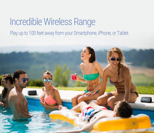 Load image into Gallery viewer, OontZ Angle 3 RainDance – Waterproof Edition - Portable Bluetooth Speaker, Louder Volume, Crystal Clear Stereo Sound, 100ft Wireless Range, Microphone, IPX7, by Cambridge SoundWorks (Matte Black)
