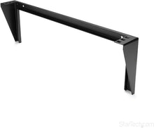 Load image into Gallery viewer, StarTech.com 1U Wall Mount Patch Panel Bracket – 19 in – Steel - Vertical Mounting Bracket for Networking and Data Equipment (RK119WALLV),Black
