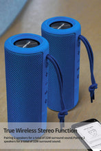 Load image into Gallery viewer, MIATONE Outdoor Portable Bluetooth Wireless Speaker (Waterproof) (Blue)
