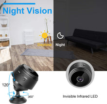 Load image into Gallery viewer, 32GB Mini HD 1080P Wireless Hidden Camera,Home WiFi Remote Security Cameras,Smart Motion Detection,Instant Push Notifications, Remote Playback,Magnetic Feature,Night Vision Spy Camera,by HZTCAM
