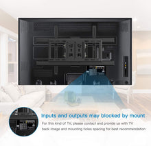 Load image into Gallery viewer, PERLESMITH TV Wall Mount Bracket Full Motion Dual Articulating Arm for Most 37-70 Inch LED, LCD, OLED, Flat Curved TVs up to 132lbs VESA 600×400 with Tilt, Swivel and Rotation - PSLFK1
