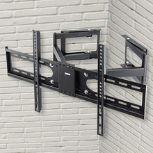 Load image into Gallery viewer, Vemount Corner TV Wall Mount Bracket Full Motion TV Corner Mounts for 32-65 inch Samsung LG Vizio Sony Sharp LCD LED OLED Plasma Flat Screen Panel up to 99 LBS VESA 600x400mm Swivel Articulating Arms
