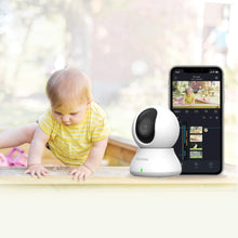 Load image into Gallery viewer, blurams Indoor Security Camera PTZ 1080p, WiFi Dome Camera Pet/Nanny Camera Baby Monitor w/Two-Way Audio | Sound/Person Detection | IR Night Vision | Cloud&amp;Local Storage | Works with Alexa
